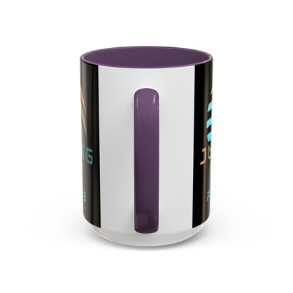 Jupiter (JUP) Orbit the Future Black Accent Mug by cypherpunkgear.com
