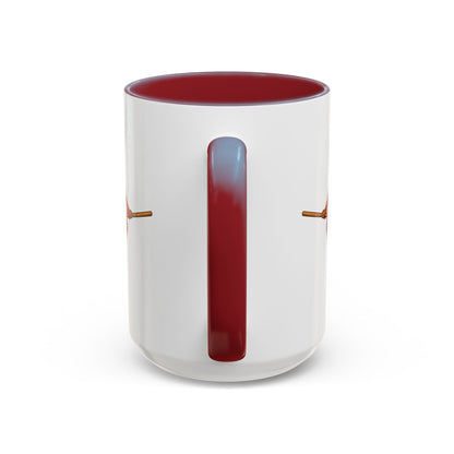 Velvet Vex White Accent Mug by CreepyCrafts.boo