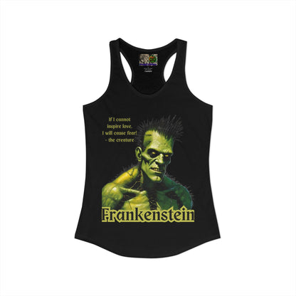 Frankenstein's Creature Women's Racerback Tank Top by CreepyCrafts.boo