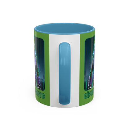 Cipher McByte Accent Mug by cypherpunkgear.com