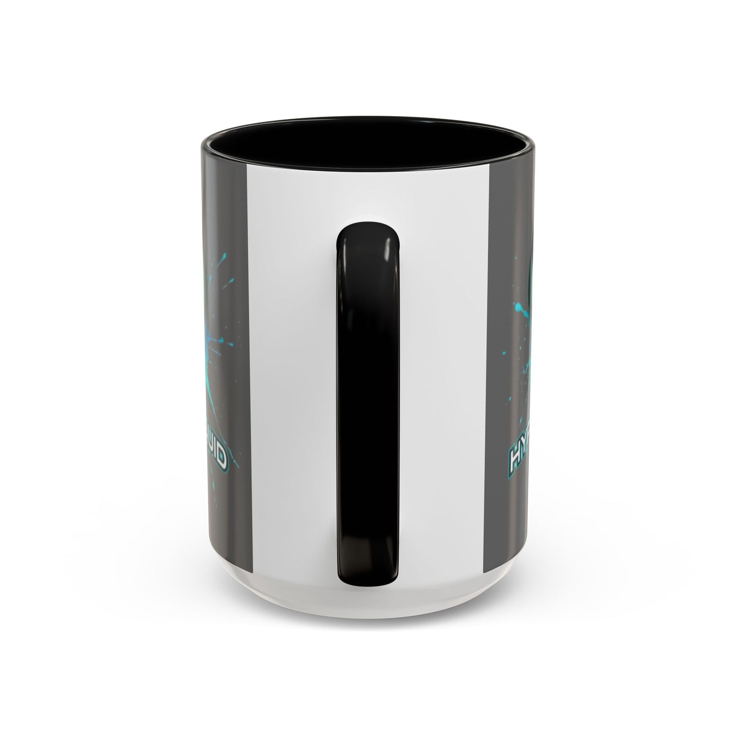 HYPE Drip Grey Accent Mug by cypherpunkgear.com