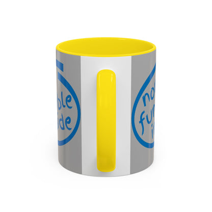 Non-Fungible Inside Grey Accent Mug by cypherpunkgear.com