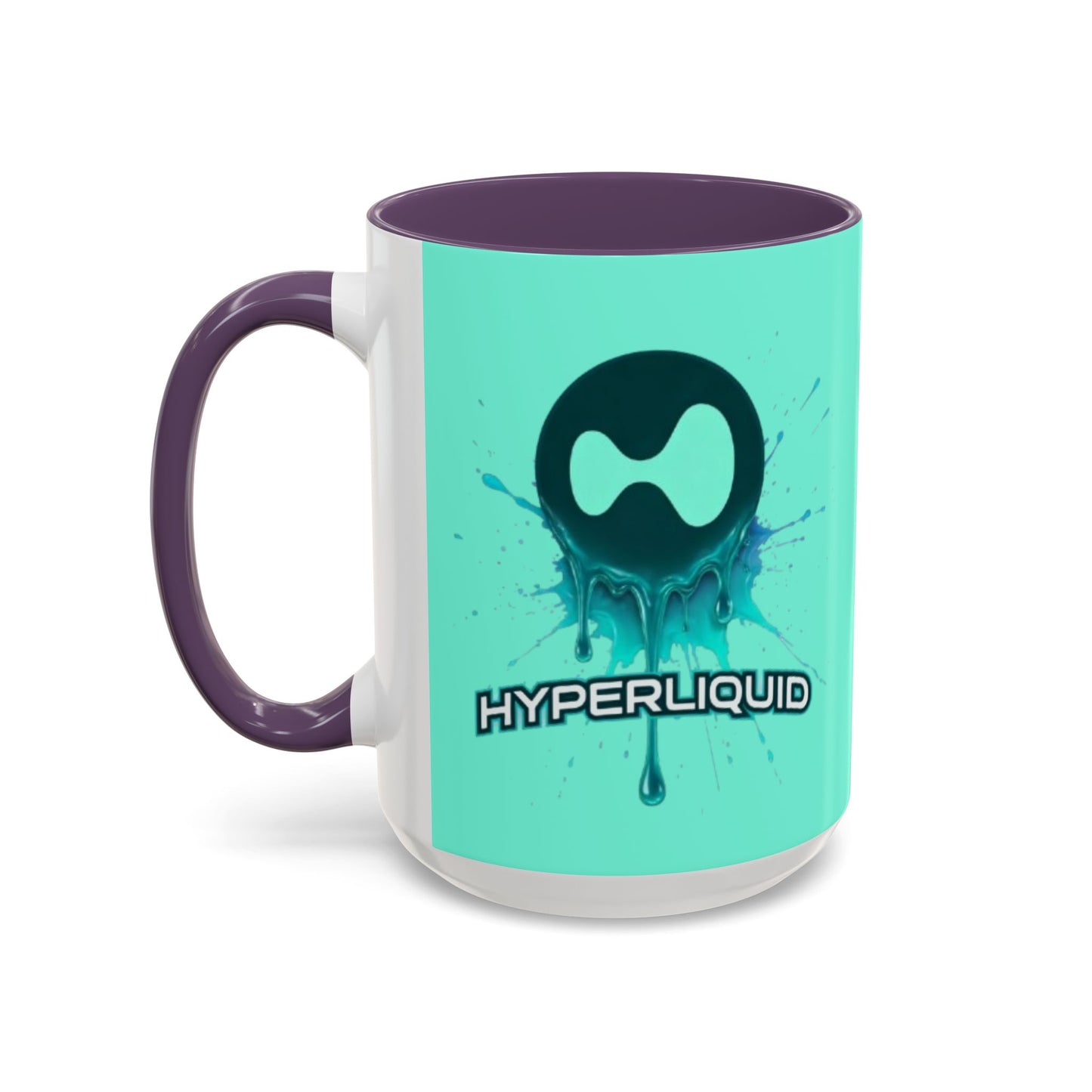 HYPE Drip Light Hyperliquid Accent Mug by cypherpunkgear.com