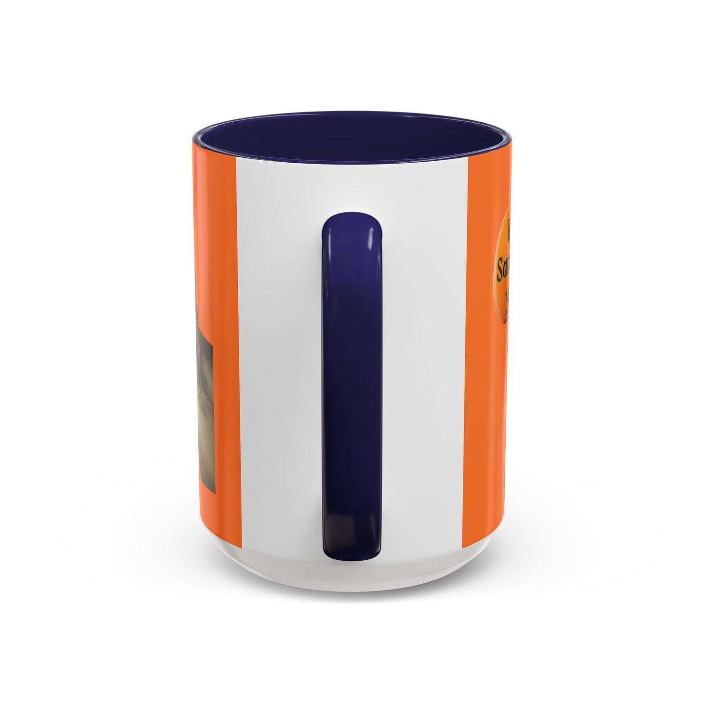 Is it Samhain yet? Skeleton's Pumpkin Orange Accent Mug by CreepyCrafts.boo