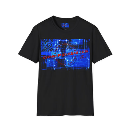 Cypherpunkgear.com logo Dark colors Unisex T-Shirt by cypherpunkgear.com