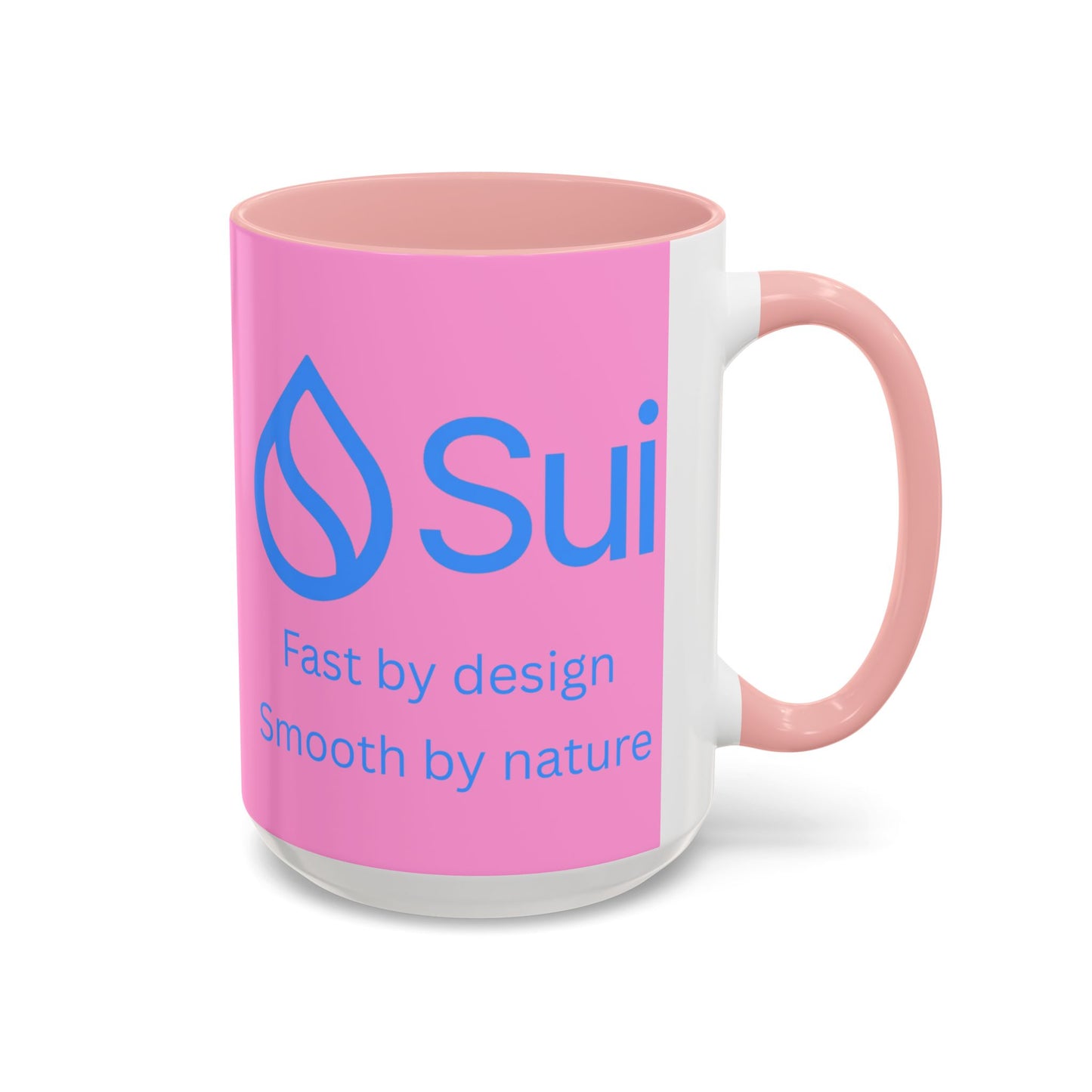 SUI Pink Accent Mug by cypherpunkgear.com