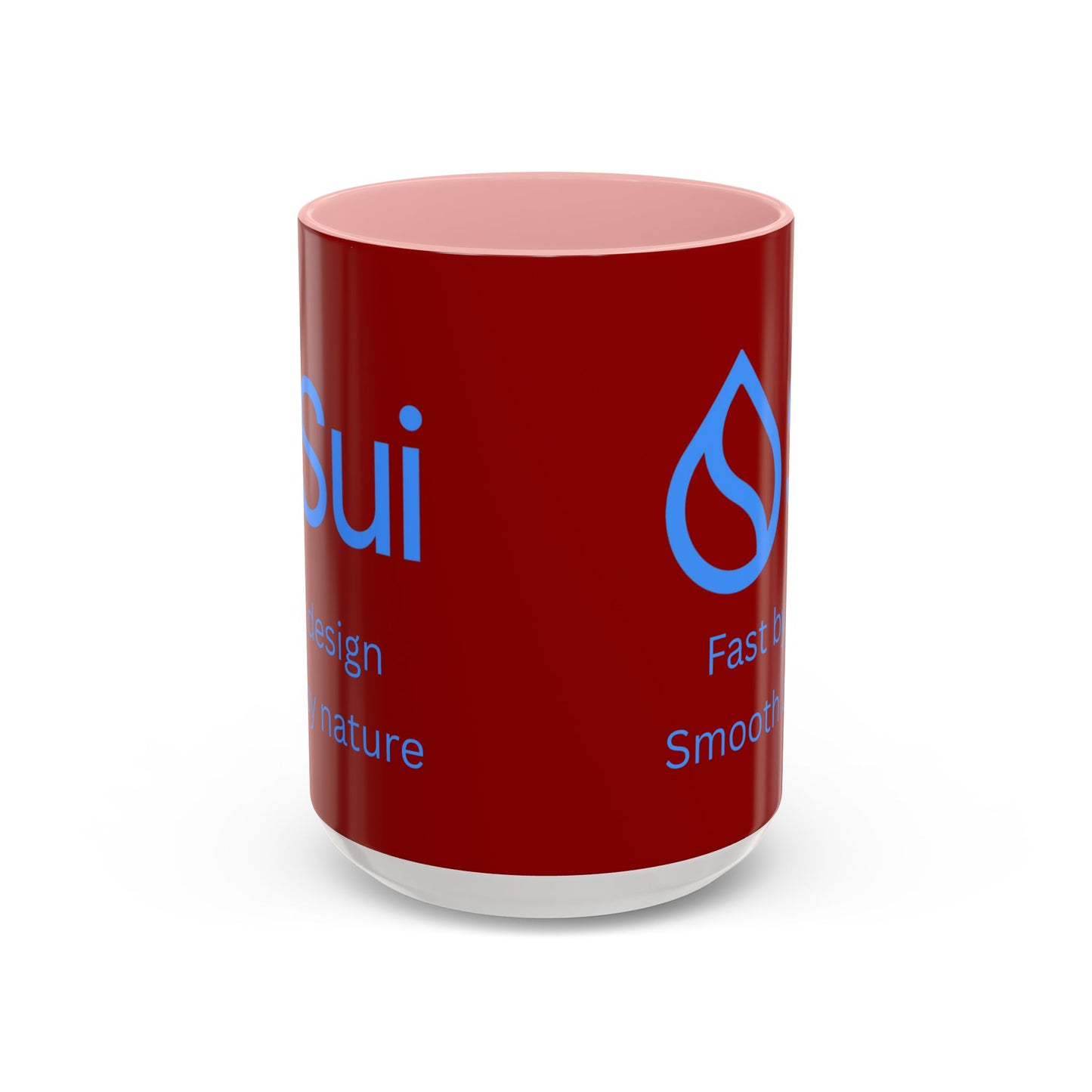 SUI Red Accent Mug by cypherpunkgear.com