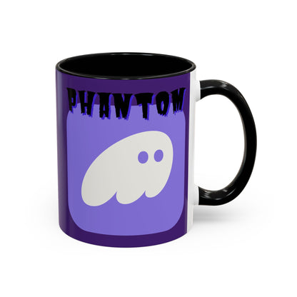 Phantom Hot Wallet Purple Accent Mug by cypherpunkgear.com