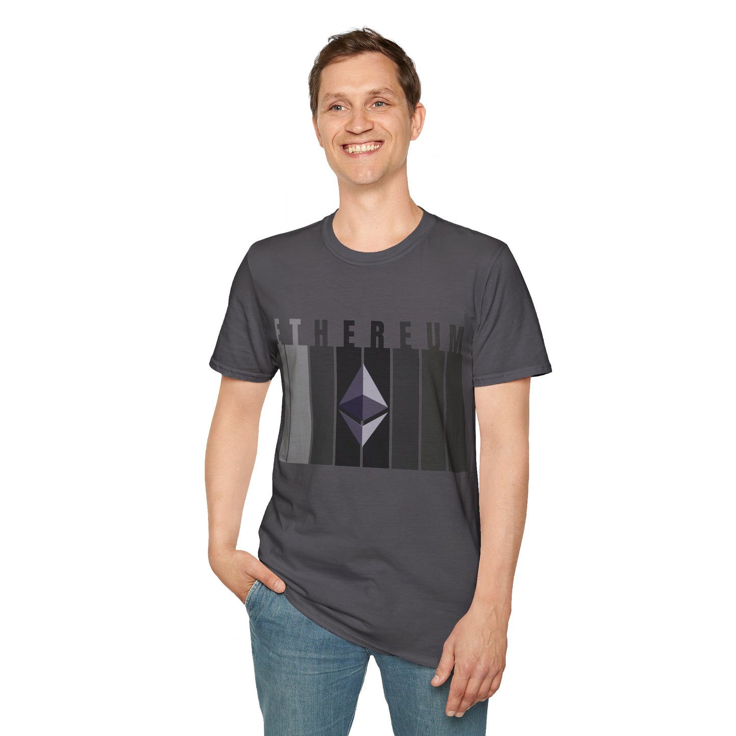 Ethereum (ETH) DKcolors Unisex T-Shirt by cypherpunkgear