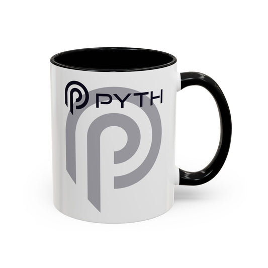 Pyth (PYTH) Accent Mug by cypherpunkgear.com