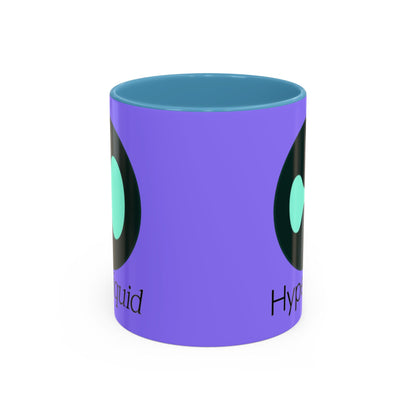 Hyperliquid Black font Light Purple Accent Mug by cypherpunkgear.com