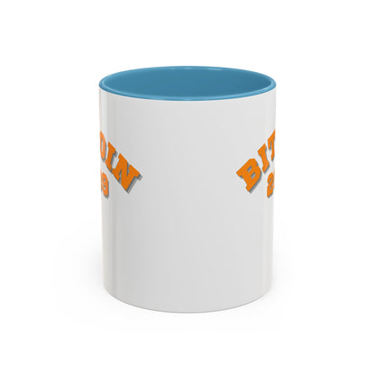 Bitcoin 2009 White Accent Mug by cypherpunkgear.com