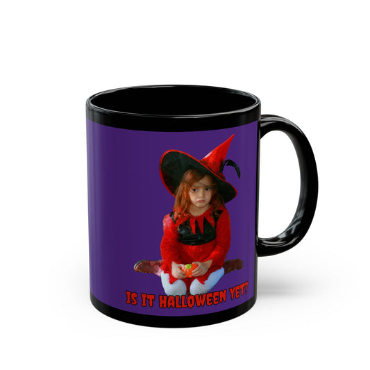 Is it Halloween yet? Purple Mug by CreepyCrafts.boo
