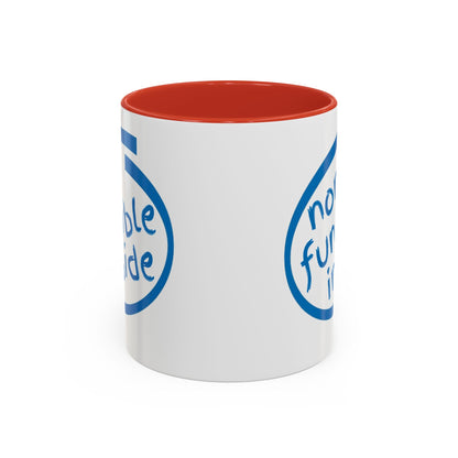 Non-Fungible Inside White Accent Mug by cypherpunkgear.com