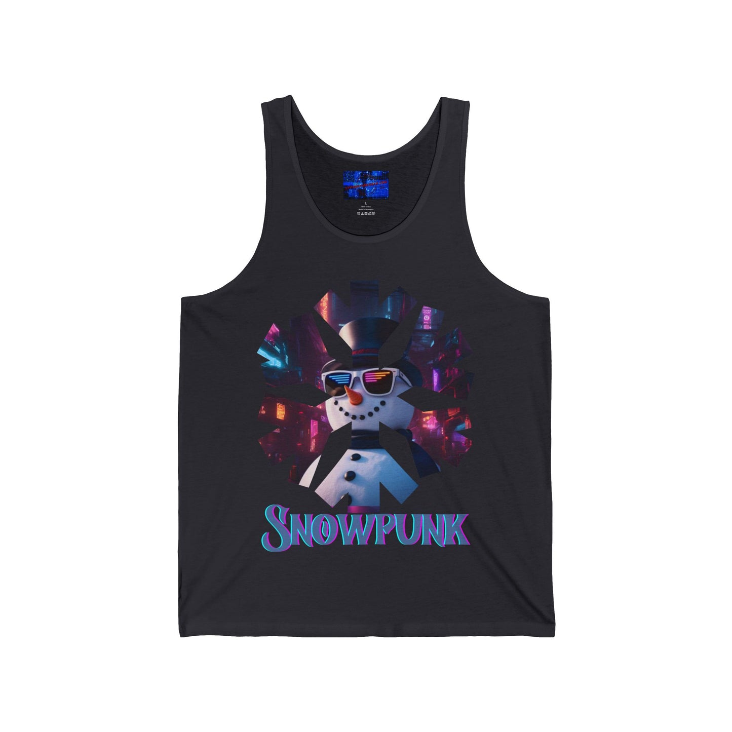 Snowpunk Unisex Jersey Tank Top by cypherpunkgear.com