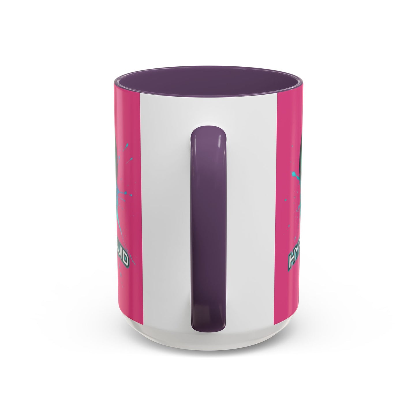 HYPE Drip Pink Accent Mug by cypherpunkgear.com