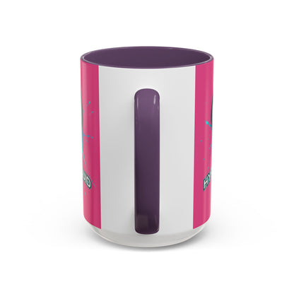 HYPE Drip Pink Accent Mug by cypherpunkgear.com