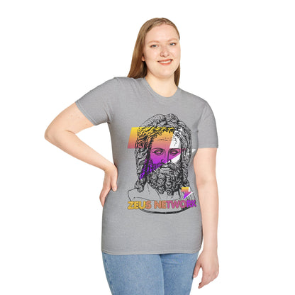 Zeus Network Light colors Unisex T-Shirt by cypherpunkgear.com