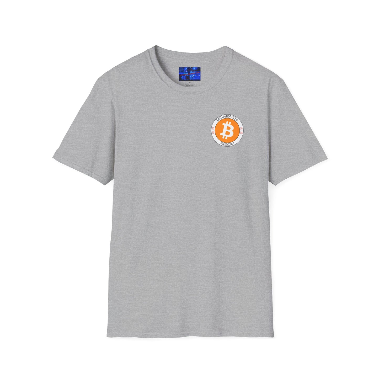 Bitcoin de 2 caras: ¡Libertad descentralizada de cypherpunkgear! Camiseta unisex de estilo suave
