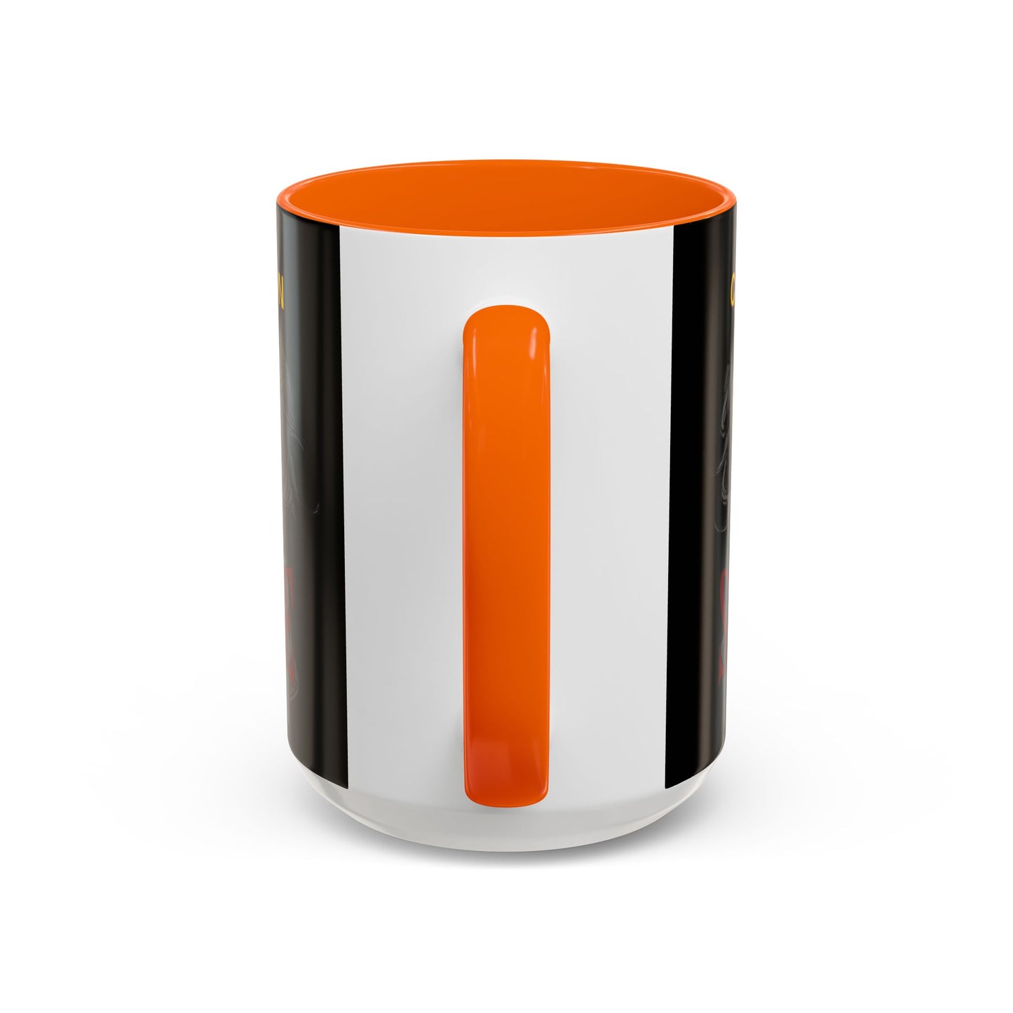 Caution, Savage Black Accent Mug by cypherpunkgear.com