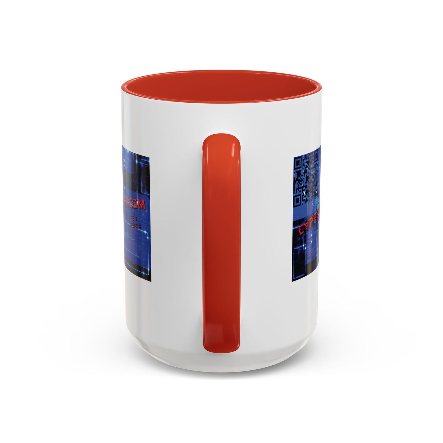 Cypherpunkgear.com logo Accent Mug by cypherpunkgear.com