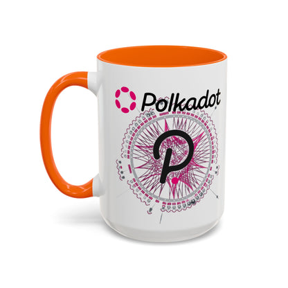 Polkadot (DOT) Accent Mug by cypherpunkgear.com