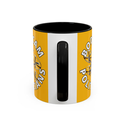 Bodycam the Politicians Drone Yellow Accent Mug by cypherpunkgear.com
