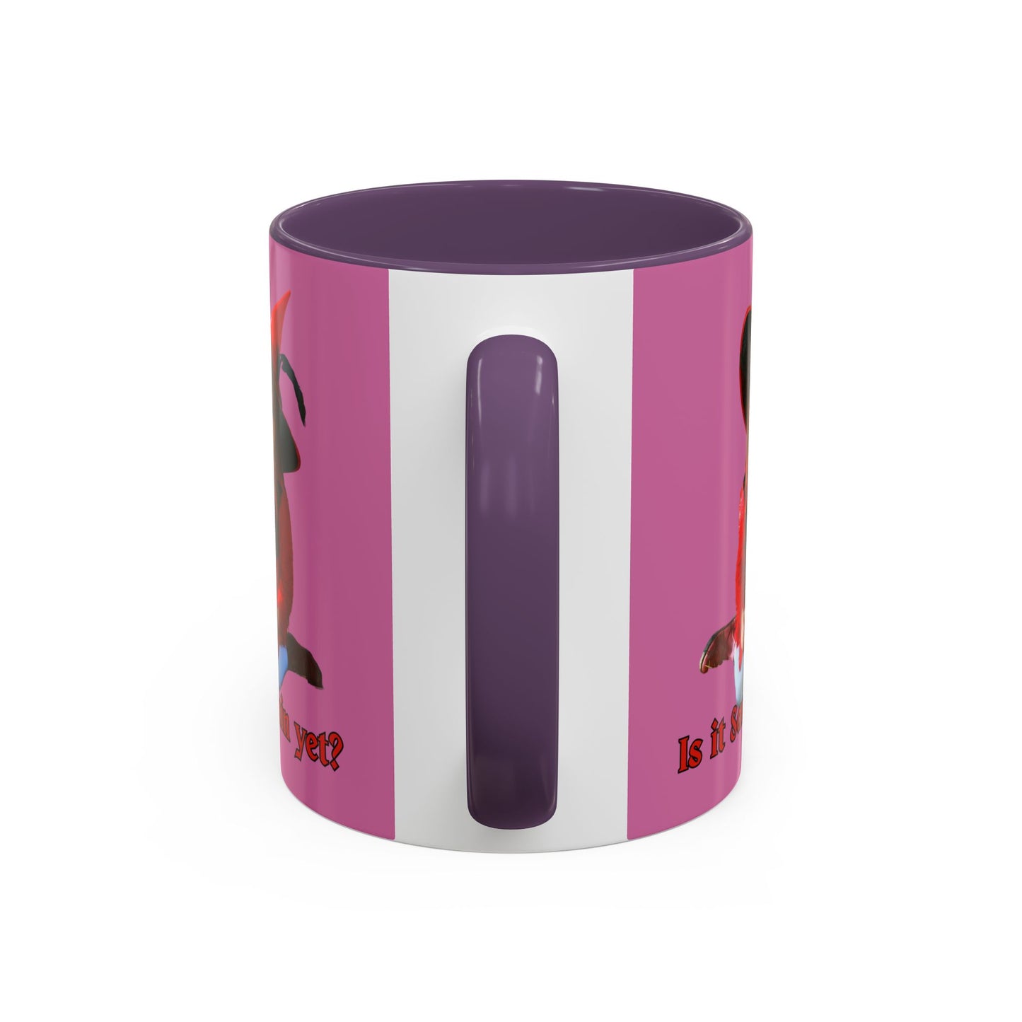 Is it Samhain yet? Pink Accent Mug by CreepyCrafts.boo
