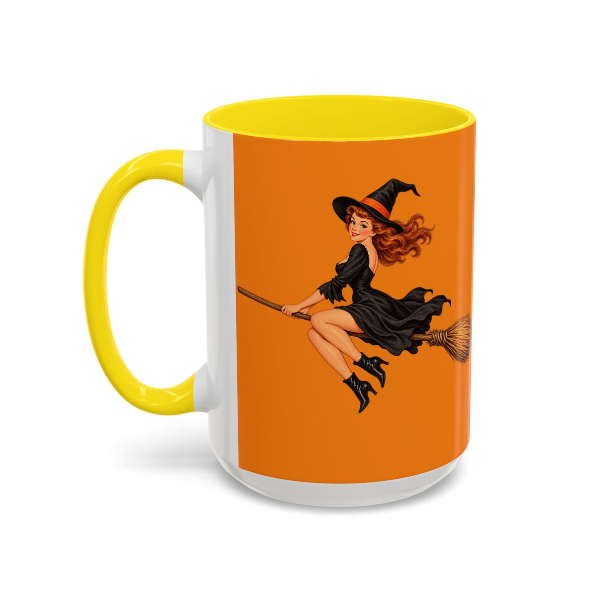 Hazel Hex Orange Accent Mug by CreepyCrafts.boo