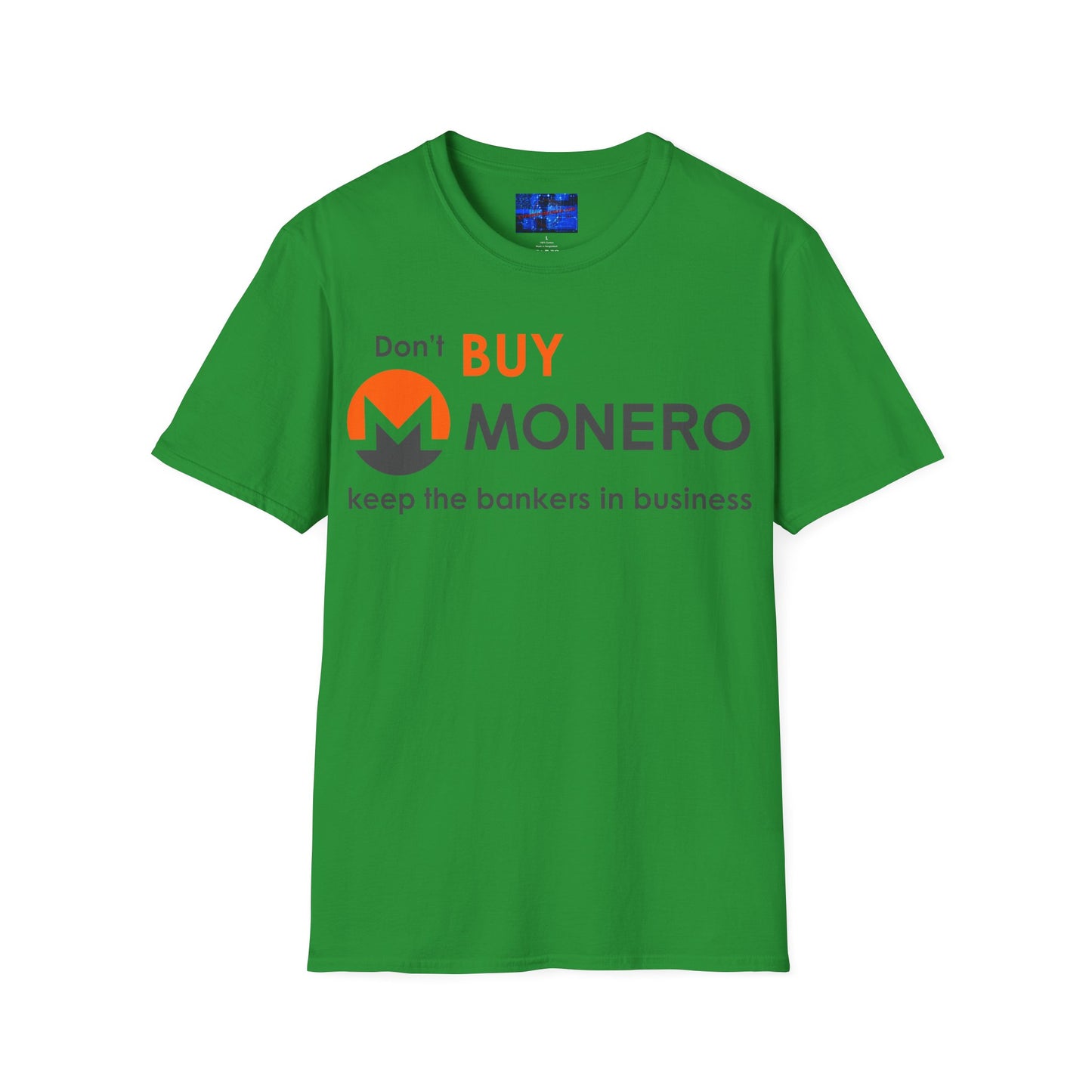Don't buy Monero (XMR) Dark colors Unisex T-Shirt by cypherpunkgear.com