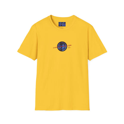 2-sided, cypherpunkgear.com logo Light colors Unisex T-Shirt by cypherpunkgear.com