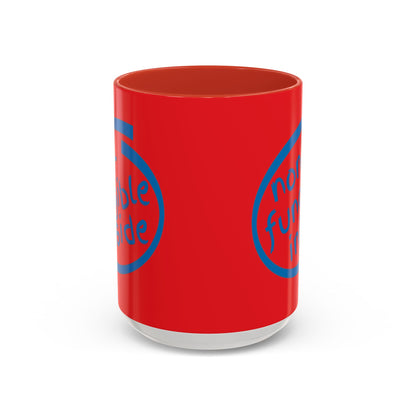 Non-Fungible Inside Red Accent Mug by cypherpunkgear.com