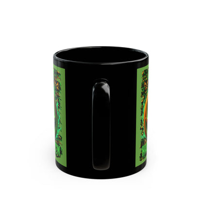 Happy Halloween Green Jack Green Mug by CreepyCrafts.boo