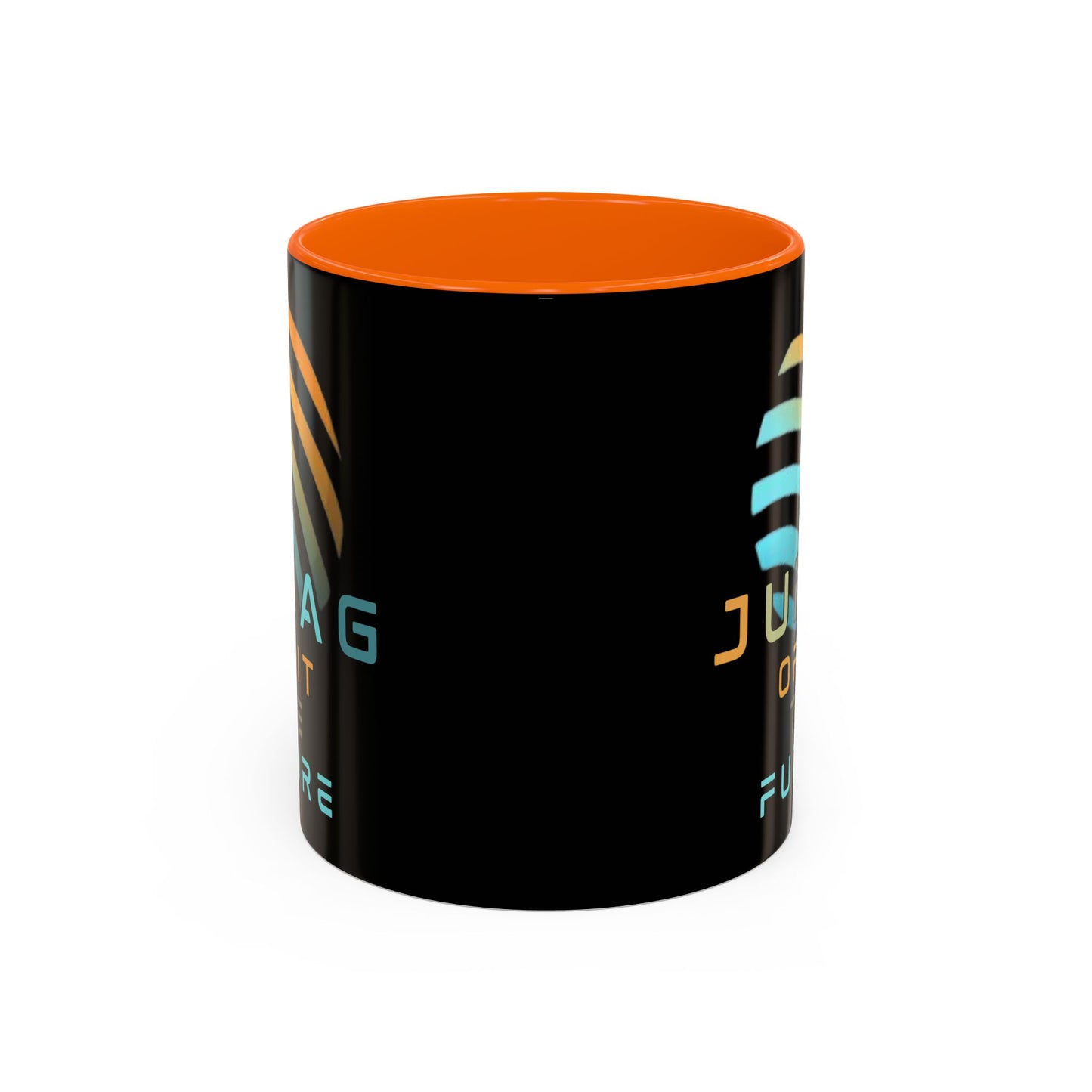 Jupiter (JUP) Orbit the Future Black Accent Mug by cypherpunkgear.com