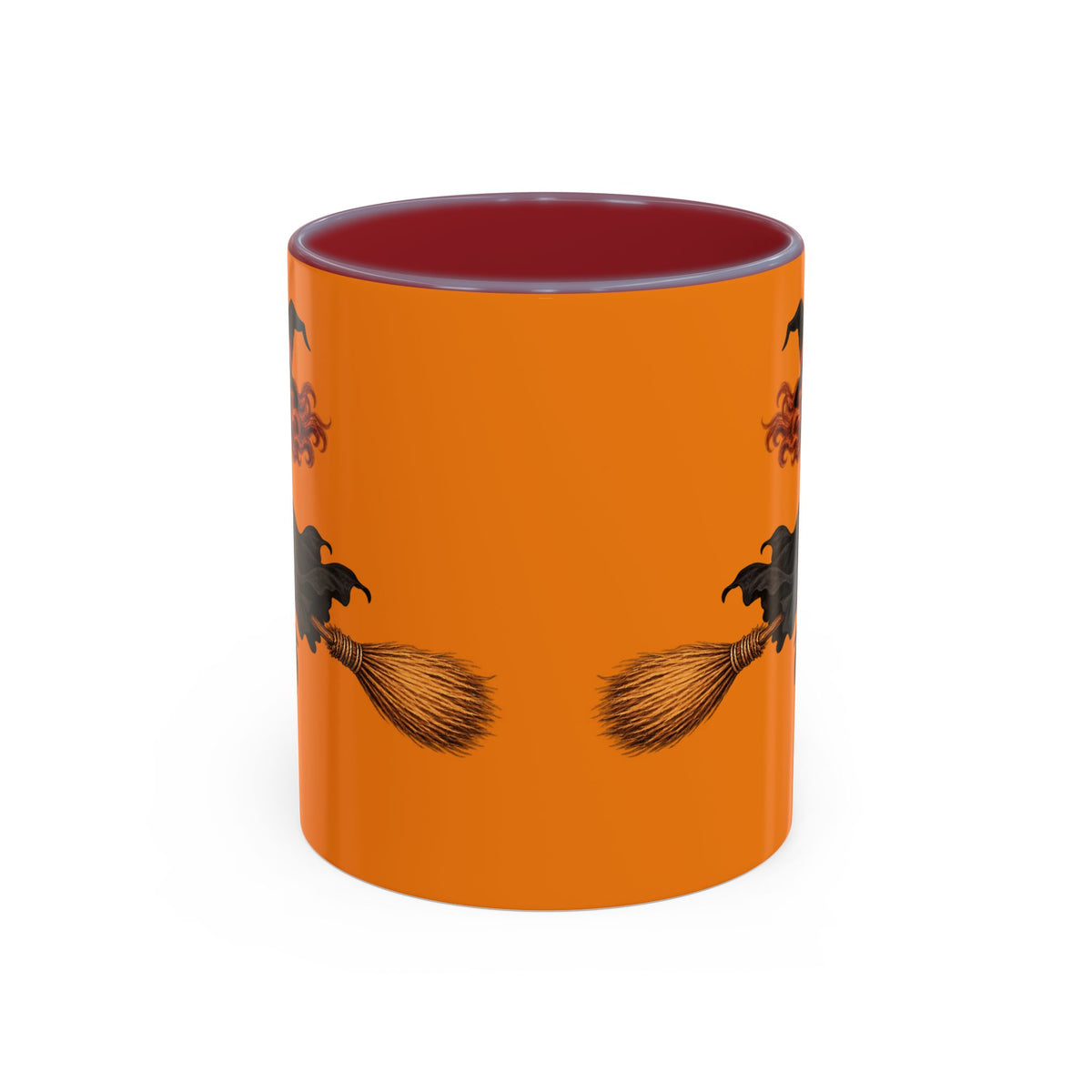 Hazel Hex Orange Accent Mug by CreepyCrafts.boo