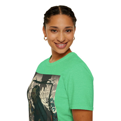 Yōkai Happy Halloween Dark colors Unisex T-Shirt by CreepyCrafts.boo