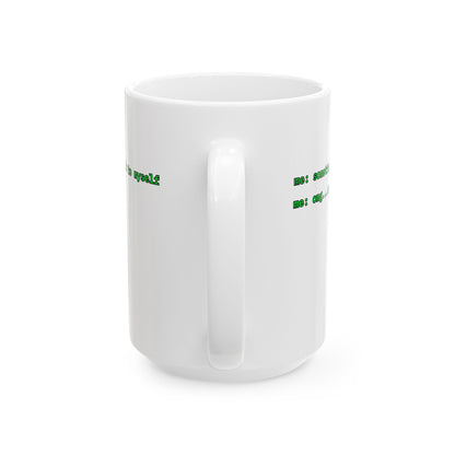 Sometimes I talk to myself - me: omg...same White Mug by cypherpunkgear.com