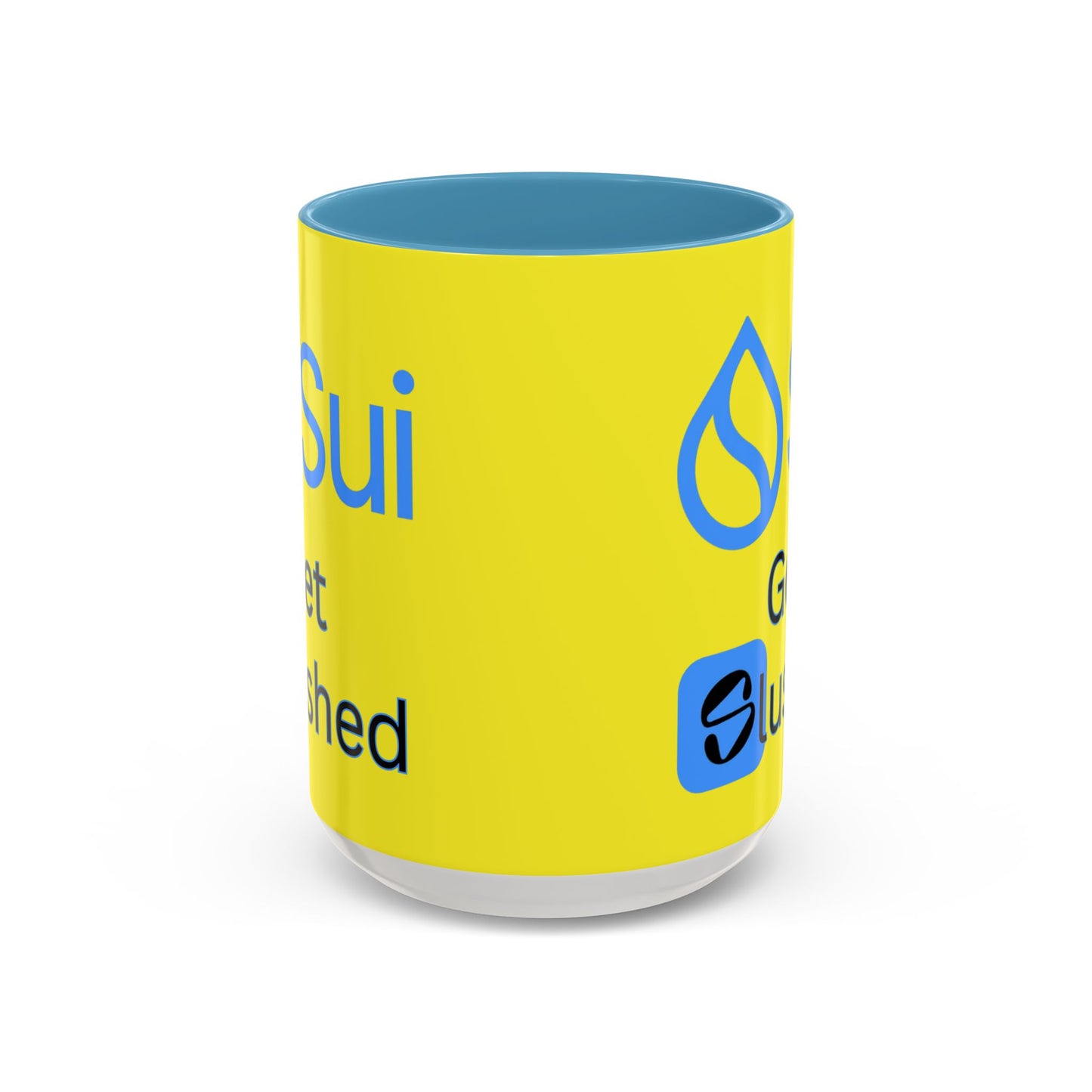 Sui: Get Slushed Yellow Accent Mug by cypherpunkgear.com