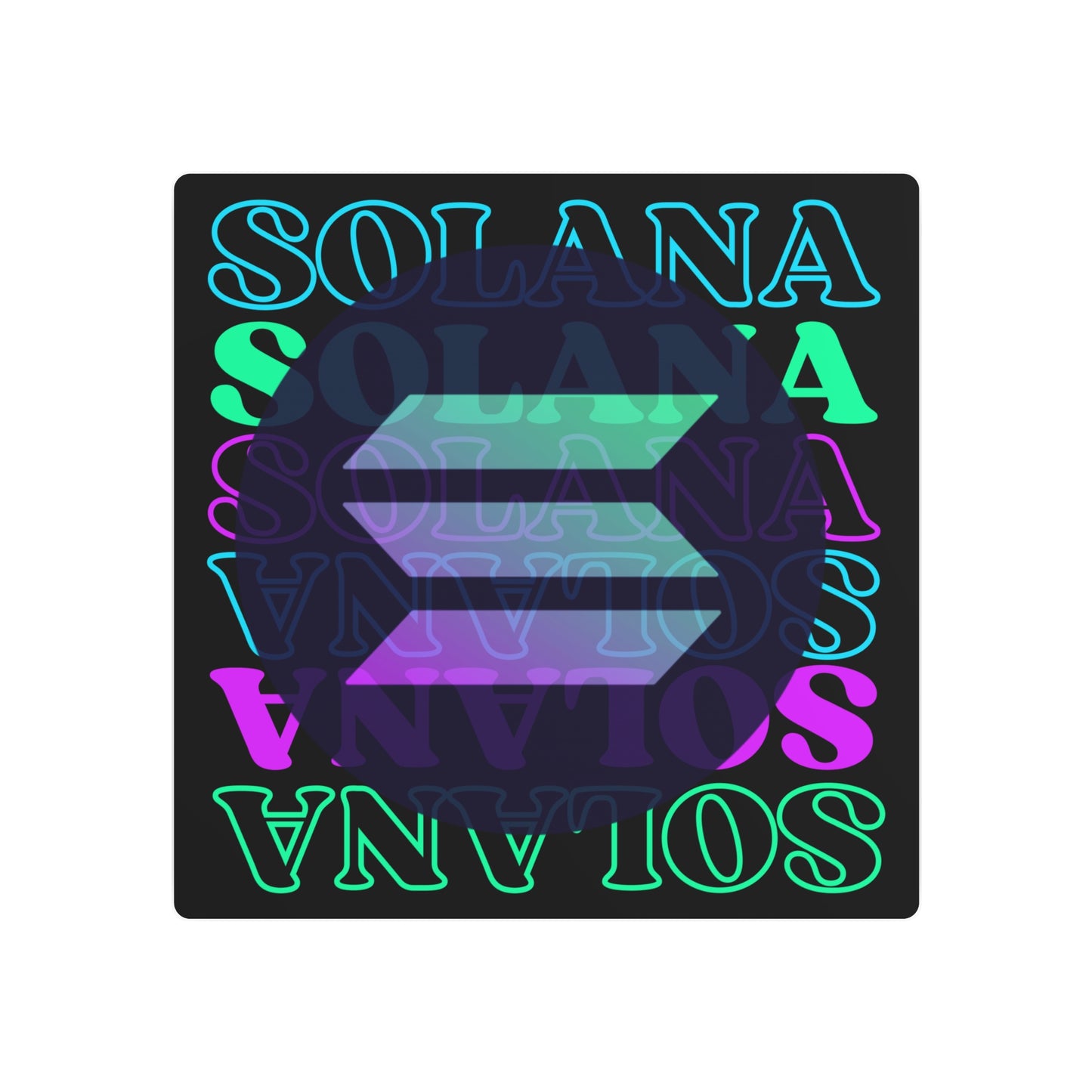 ¡Solana! ¡Solana! Solana por cypherpunkgear! Muestra del arte del metal