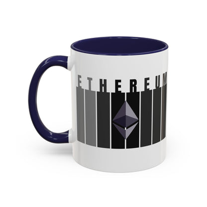 Ethereum (ETH) Accent Mug by cypherpunkgear