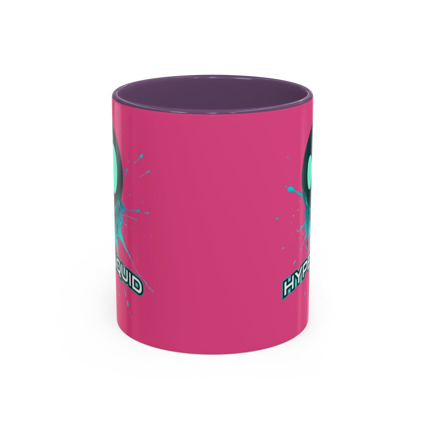 HYPE Drip Pink Accent Mug by cypherpunkgear.com