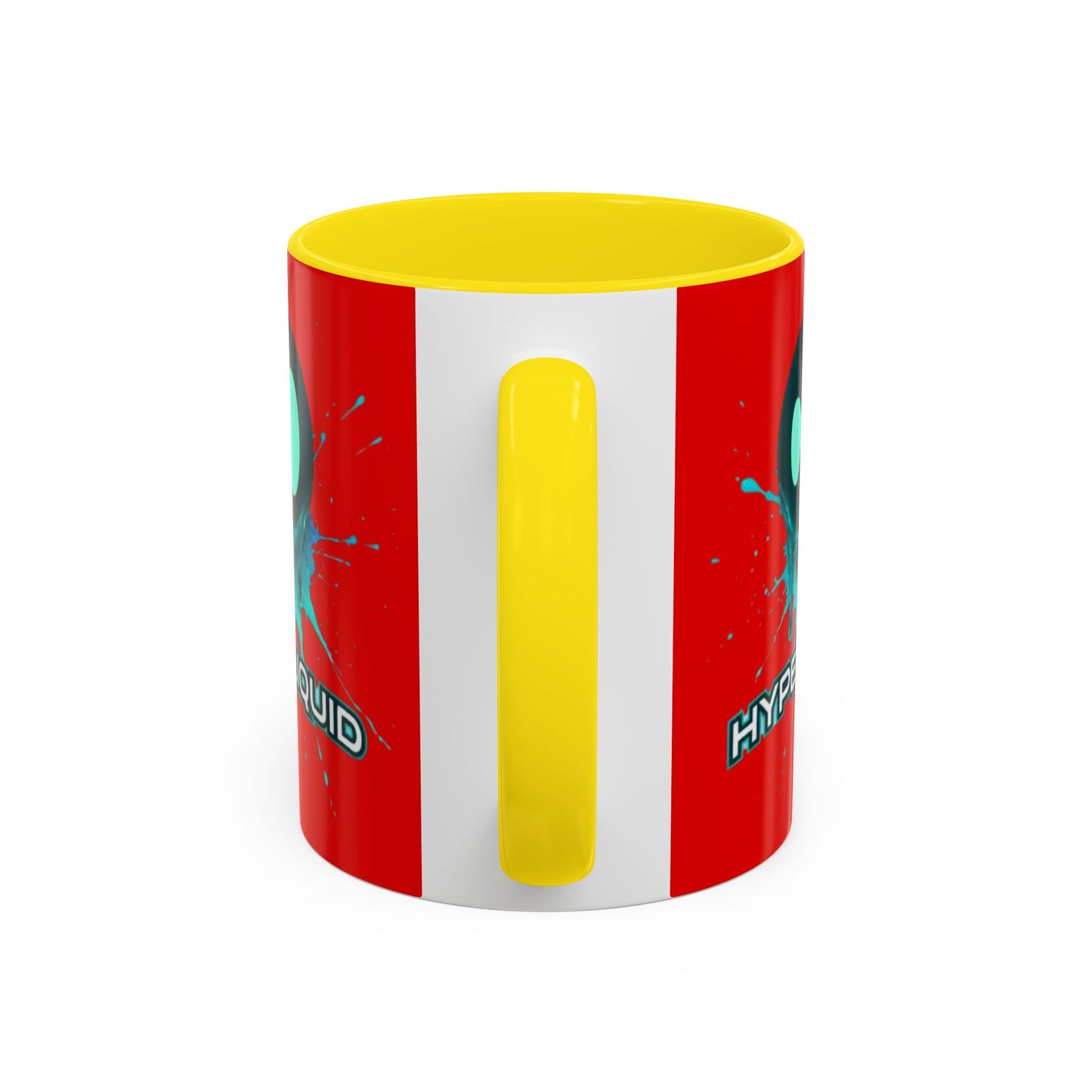 HYPE Drip Red Accent Mug by cypherpunkgear.com