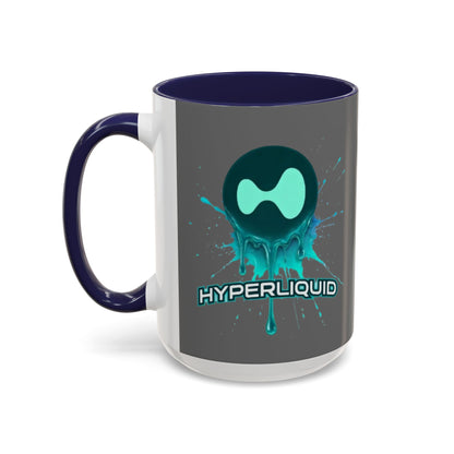 HYPE Drip Grey Accent Mug by cypherpunkgear.com