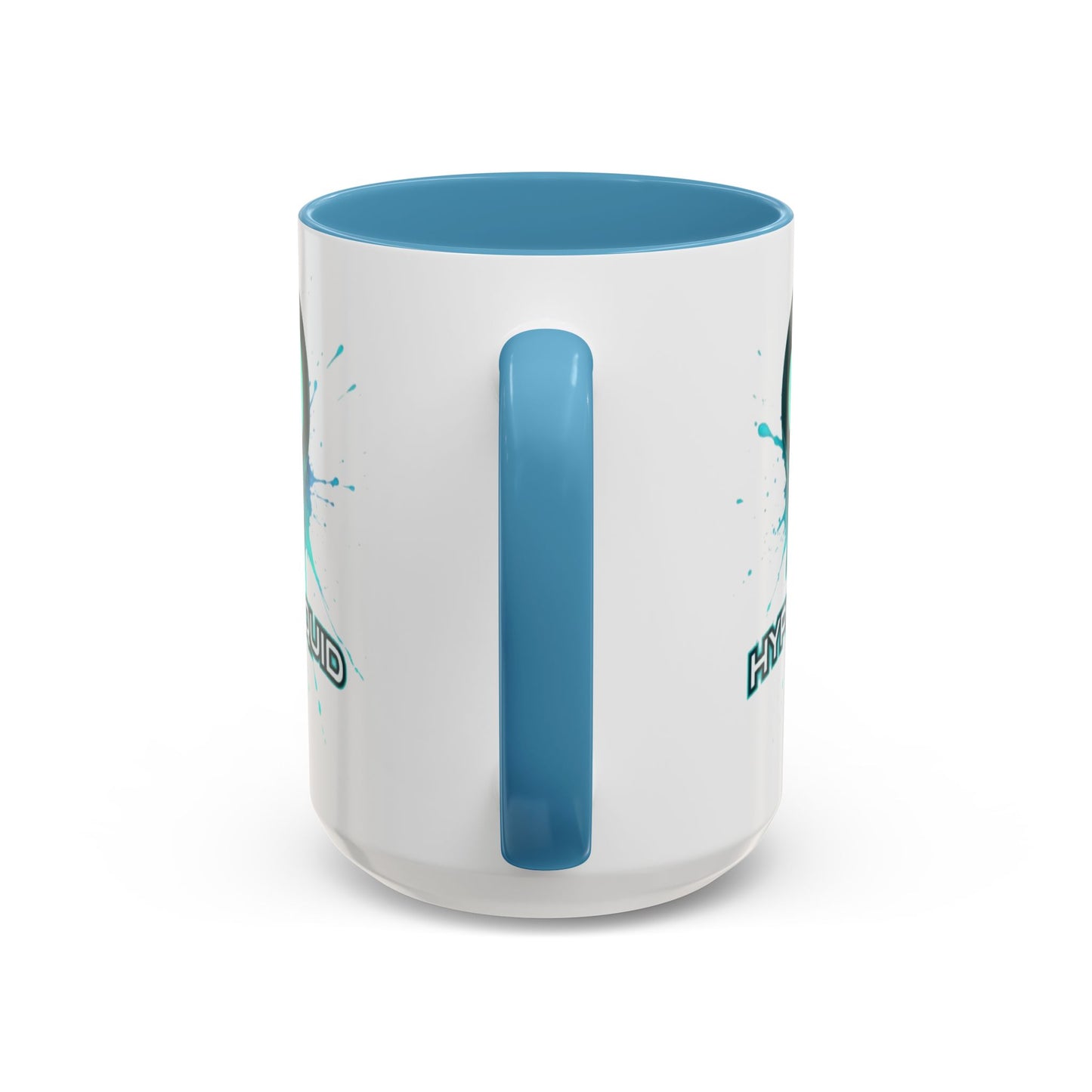HYPE Drip White Accent Mug by cypherpunkgear.com