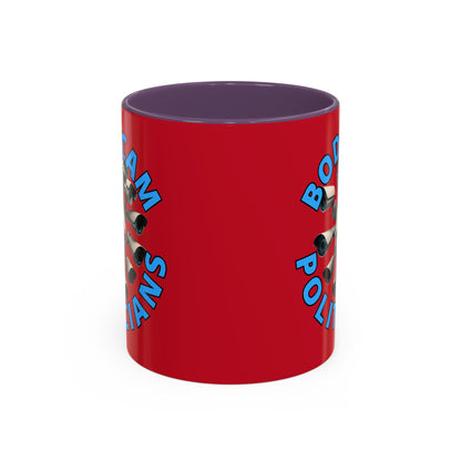 Bodycam the Politicians Cameras Red Accent Mug by cypherpunkgear.com