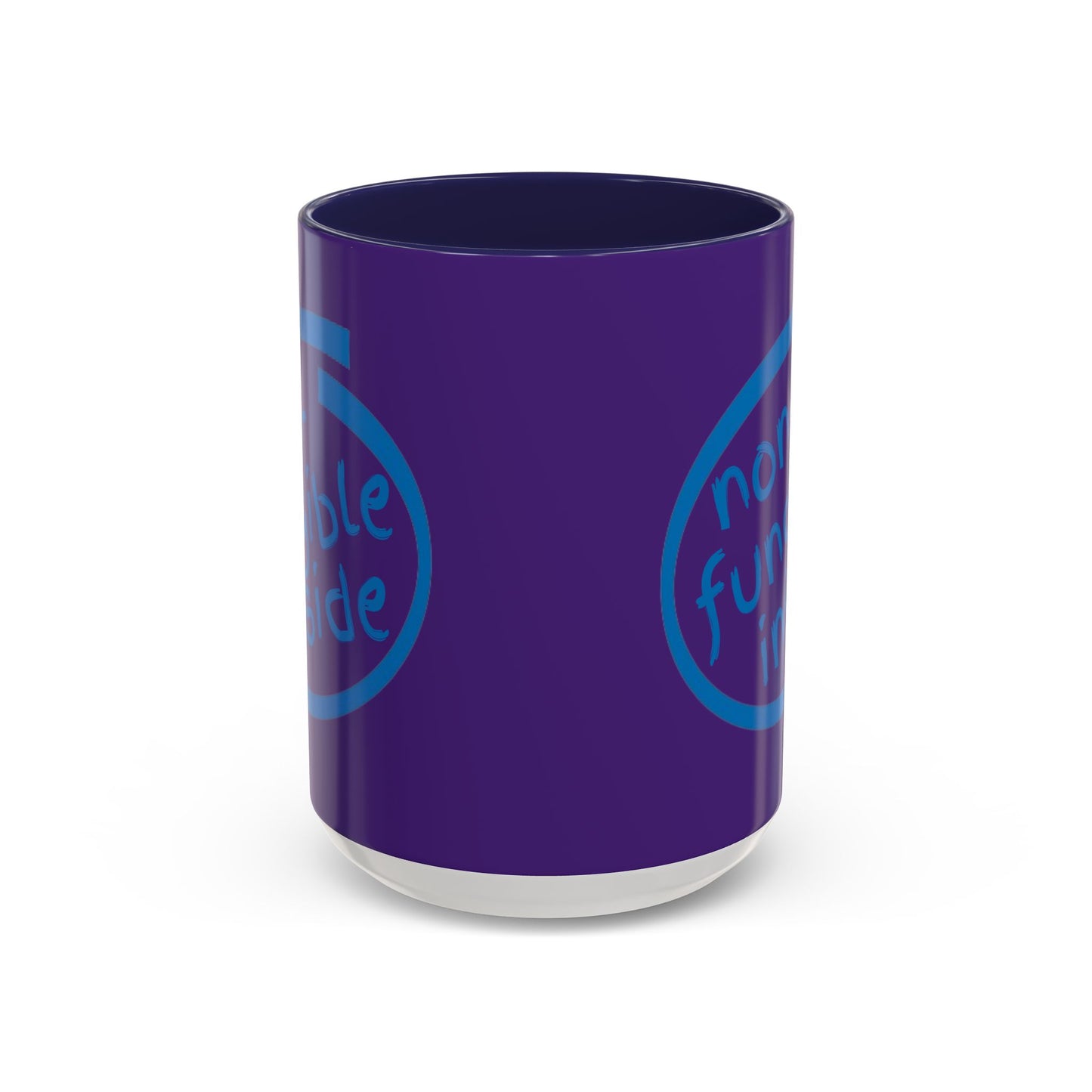 Non-Fungible Inside Purple Accent Mug by cypherpunkgear.com