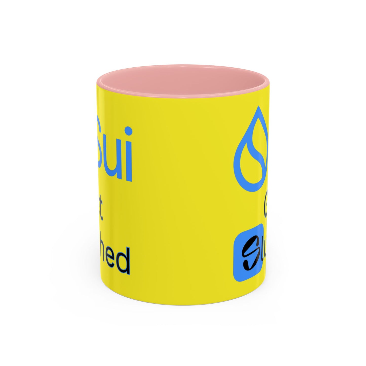 Sui: Get Slushed Yellow Accent Mug by cypherpunkgear.com