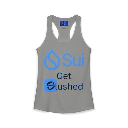Sui: Get Slushed Women's Racerback Tank Top by cypherpunkgear.com