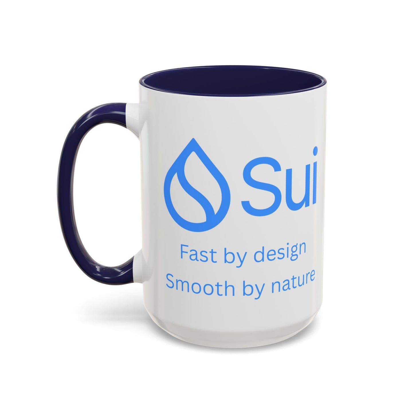 SUI White Accent Mug by cypherpunkgear.com