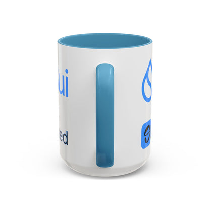 Sui: Get Slushed White Accent Mug by cypherpunkgear.com